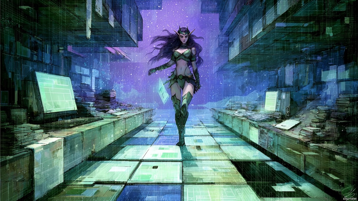 Night Elf in Digital Empire